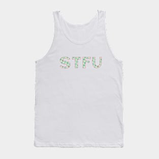 STFU - Green Circles Tank Top